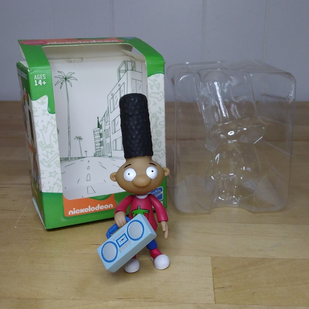 Nickelodeon Hey Arnold Gerald Action Figure Strawberry Shirt Hot Topic Exclusive